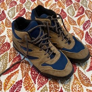 REEBOK Hiking Boots Brown Blue R305 KTS Vintage